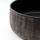 Balance håndstrippet håndvask i naturlig rød jord til bordpladen Viadurini