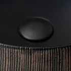 Balance håndstrippet håndvask i naturlig rød jord til bordpladen Viadurini