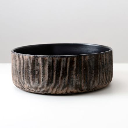 Balance håndstrippet håndvask i naturlig rød jord til bordpladen Viadurini