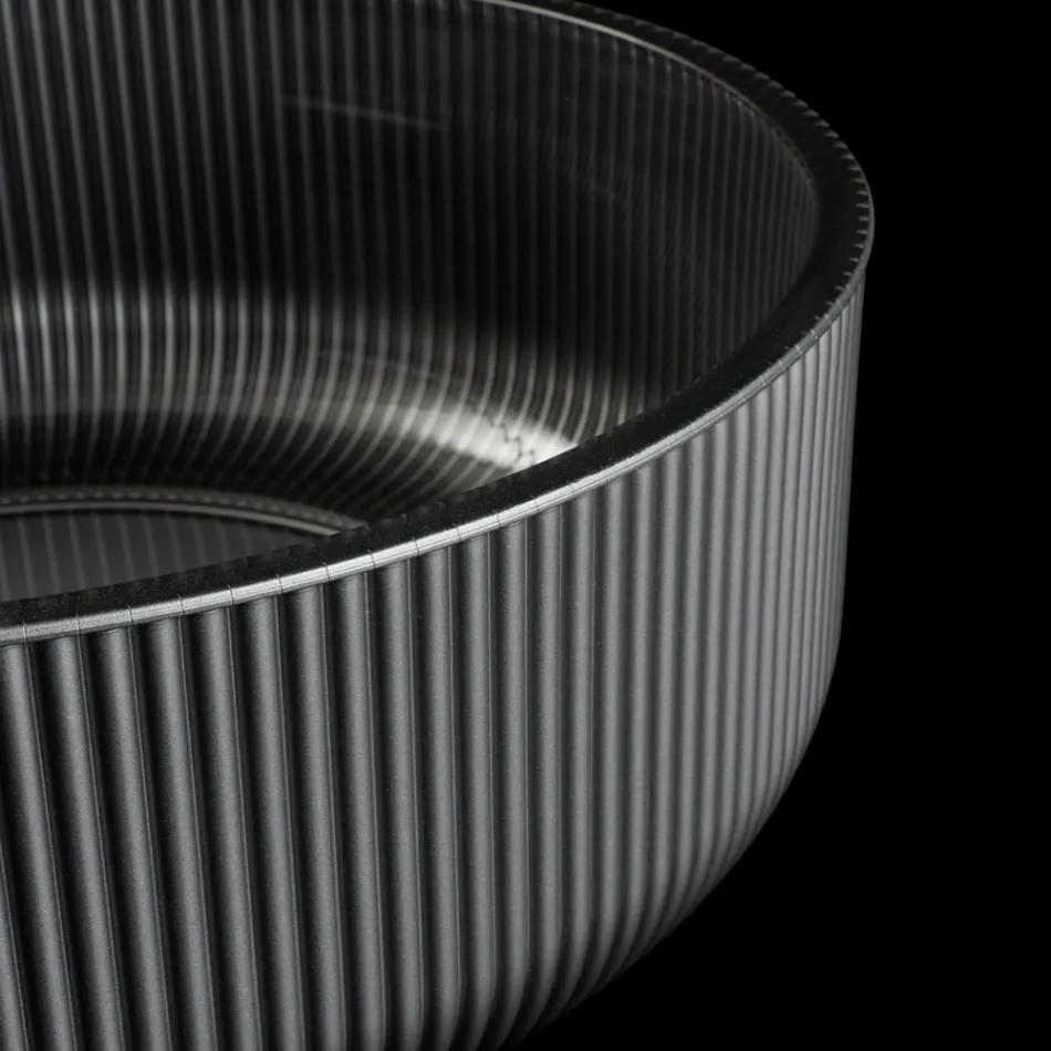 Bordvask i harpiksbelagt og malet venetiansk glas - Excelsior Viadurini