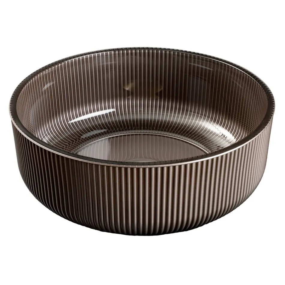 Bordvask i harpiksbelagt og malet venetiansk glas - Excelsior Viadurini