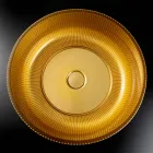 Bordvask i harpiksbelagt og malet venetiansk glas - Excelsior Viadurini