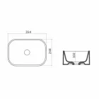 L35 cm Fremstillet i Italien Keramisk bordplade Leivi Viadurini