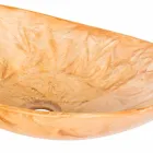 Moderne håndlavet harpiks bordplade - Malegno Viadurini