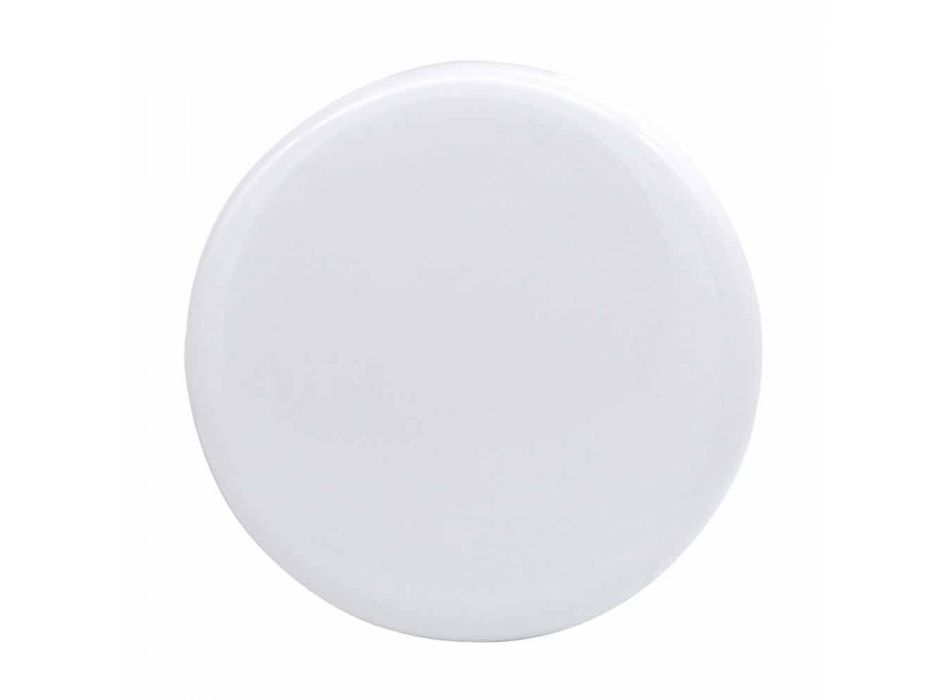 Moderne bordplade håndvask i hvid eller farvet keramisk stjerne 50x37 cm Viadurini