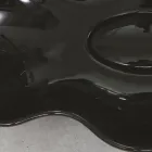 Moderne bordplade håndvask i blank keramik Fremstillet i Italien - terning Viadurini