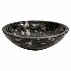 Moderne marmor bordplade med fossiler - Mesagne Viadurini