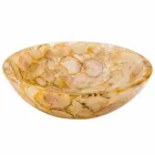 Countertop støtte moderne kunstig harpiks og agat sten Petra Viadurini