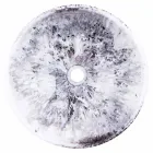 Moderne brun og sort harpiks bordplade - Dogliola Viadurini