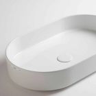Moderne design keramisk oval bordplade lavet i Italien - Dable Viadurini