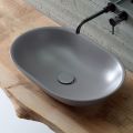 Bordplade Håndvask i Matt Keramik L 58 cm Lavet i Italien - Nelly