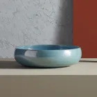 Bordplade Badeværelseshåndvask Lavet af Fire Clay Lavet i Italien - Tallone Viadurini