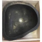 Håndvask enkelt stykke bærer basalt i Hassan Viadurini