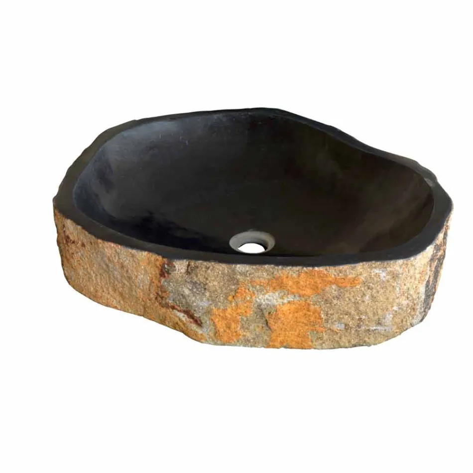 Håndvask Støtte Piece i Basalt Hassan Viadurini