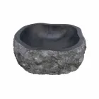 Håndvask Støtte Piece i sort marmor Mumbai Viadurini