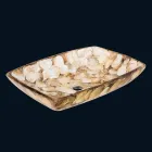 Håndvask enkelt stykke kunstharpiks Inez, håndlavet Viadurini