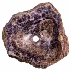 Bordtæppe håndlavet i ametyst sten, Vidor Viadurini