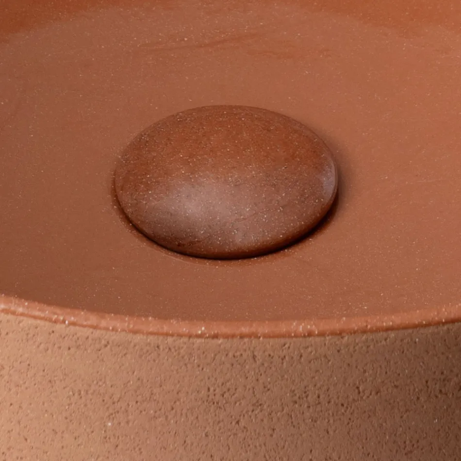 Bordvask lavet af naturjord i forskellige finish - Balance Viadurini