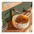 Rund håndvask til bordplade i unikt unikt design - Ramiro Viadurini