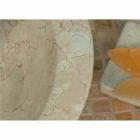 Håndvask support Rotondo Stone Natural Beige Outside Raw Pai Viadurini