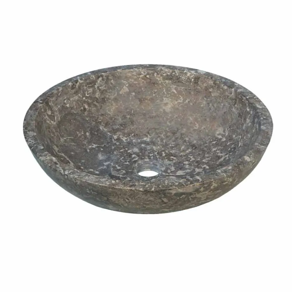 Håndvask rund støtte i Anthracite Moyo Viadurini