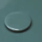 Rund bordvask i blank keramik Fremstillet i Italien - Candito Viadurini