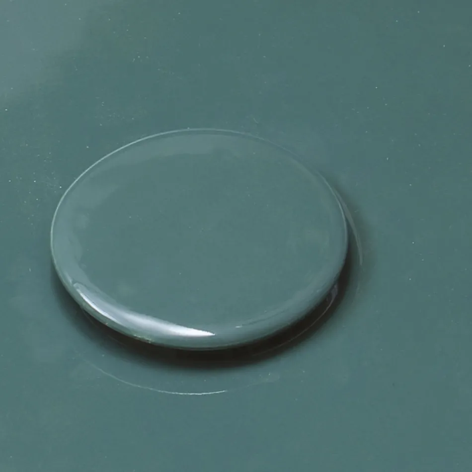 Rund bordvask i blank keramik Fremstillet i Italien - Candito Viadurini