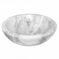 Afrundet hvid marmor af Carrara bordvask - Canova