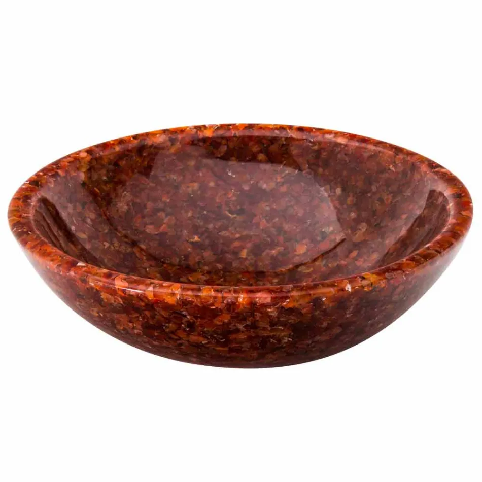 Bordplade runde støtte i kunstig harpiks og sten Cloud Viadurini