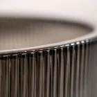 Rund bordplade håndvask i Plissè venetiansk glas Made in Italy - Zirkon Viadurini