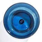 Rund bordplade håndvask i Plissè venetiansk glas Made in Italy - Zirkon Viadurini