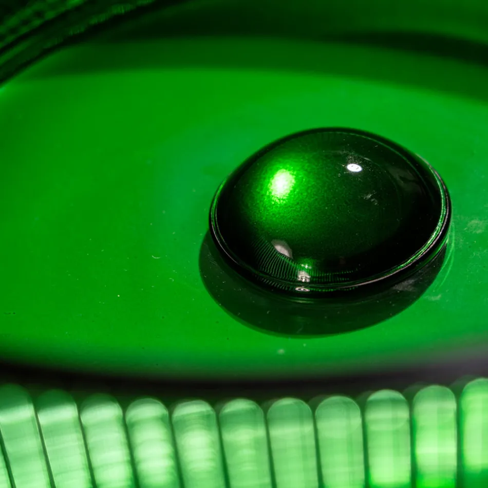 Rund bordplade håndvask i Plissè venetiansk glas Made in Italy - Zirkon Viadurini