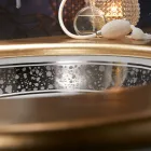 Indbygget badeværelsesvask i håndstøbt ildler lavet i Italien - Erioli Viadurini