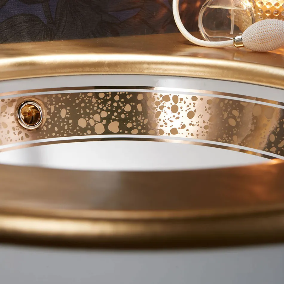 Indbygget badeværelsesvask i håndstøbt ildler lavet i Italien - Erioli Viadurini