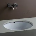 Moderne design undermonteret keramisk vask - Papavero Viadurini