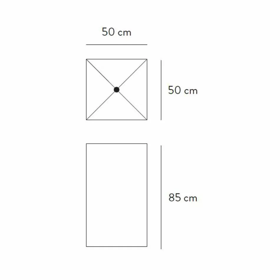Gulvvask i geometrisk design i porcelæn Stentøj 4 finish - Calogero Viadurini