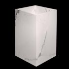 Gulvvask i geometrisk design i porcelæn Stentøj 4 finish - Calogero Viadurini