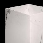 Gulvvask i geometrisk design i porcelæn Stentøj 4 finish - Calogero Viadurini