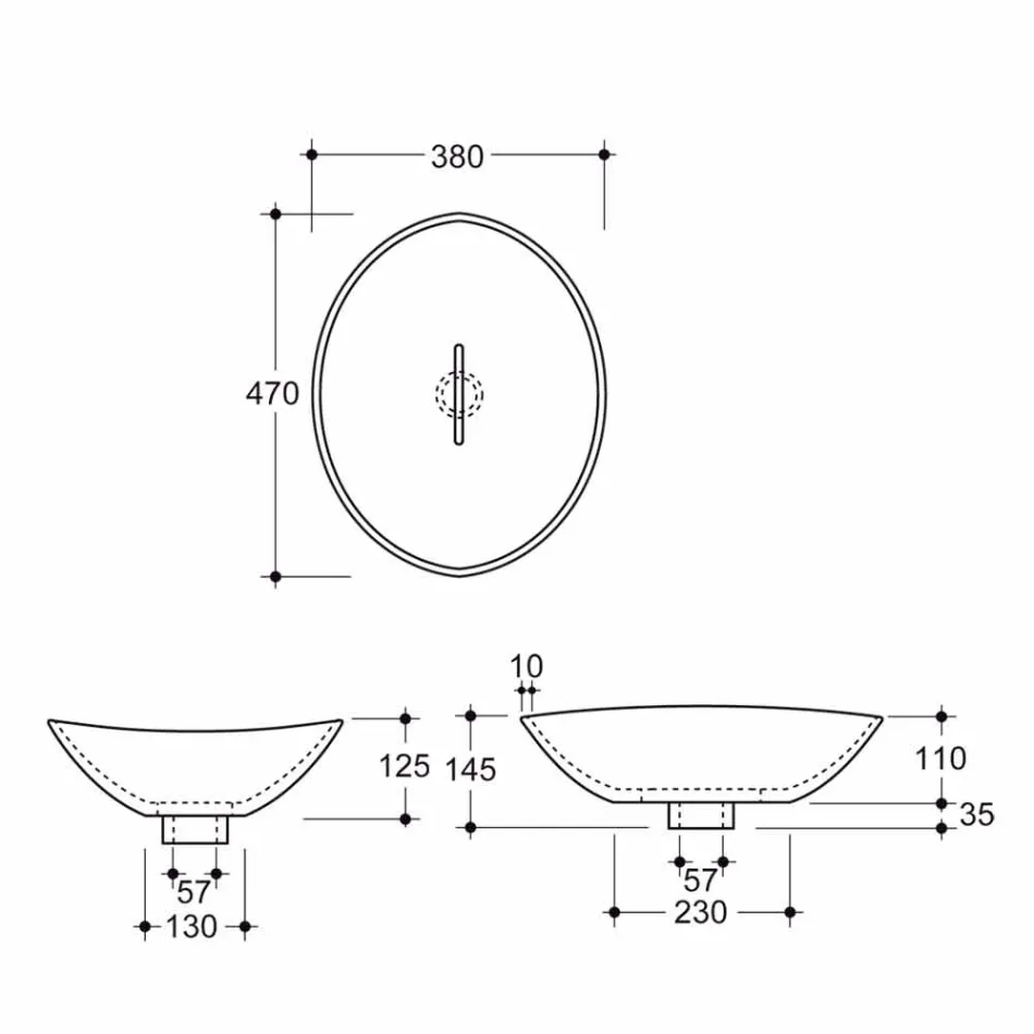 Sort keramisk zebra design bordtæppe lavet i Italien Dyr Viadurini