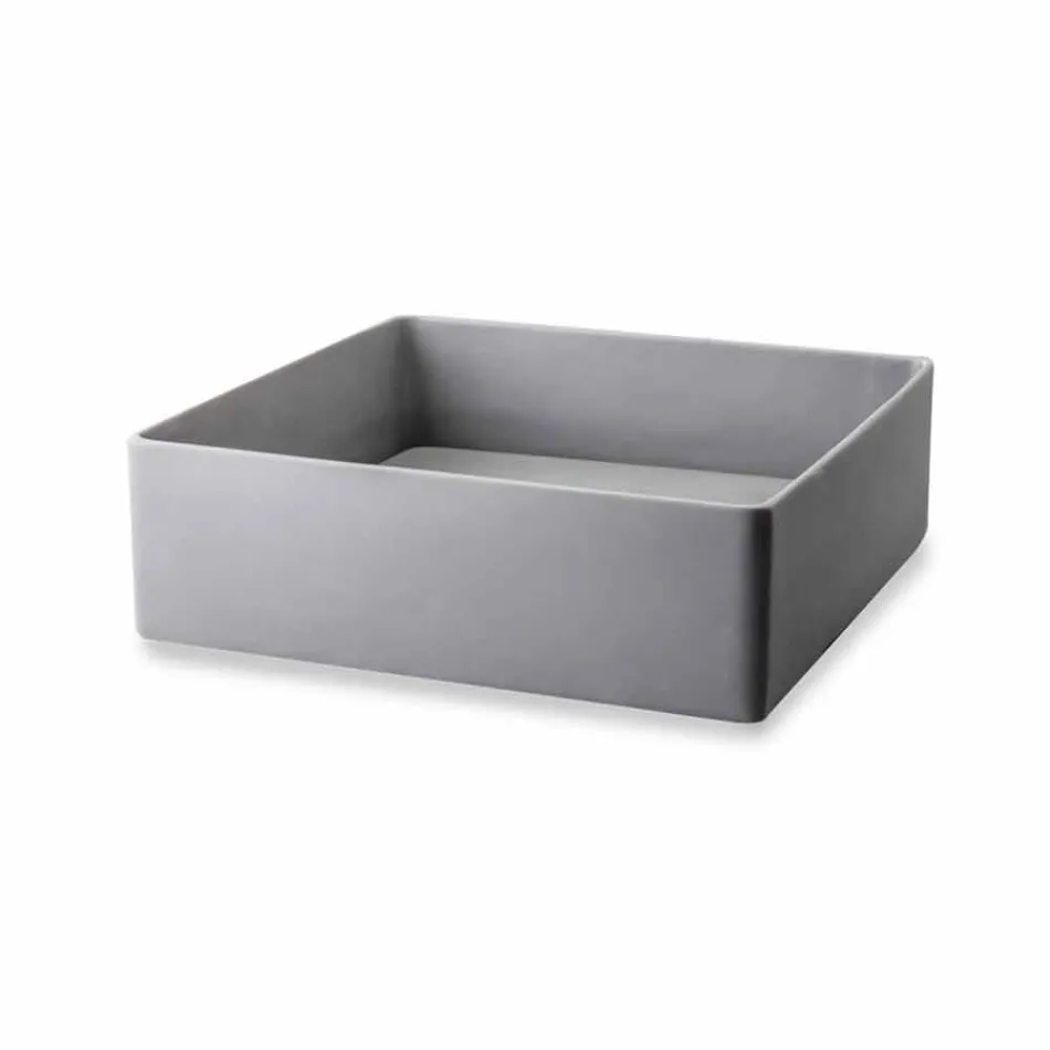 Design bordvask med harpiksplade - Duca Viadurini