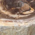 Håndlavet designvask i Star Big fossilt træ Viadurini