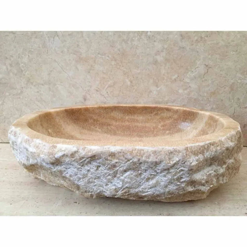 Bordtænkevask til Laia badeværelse i natursten Viadurini