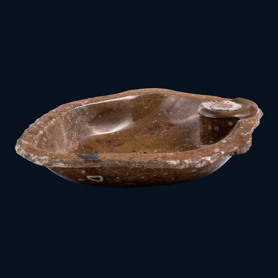 design håndvask forsænket marmor / Samir support, ét stykke Viadurini