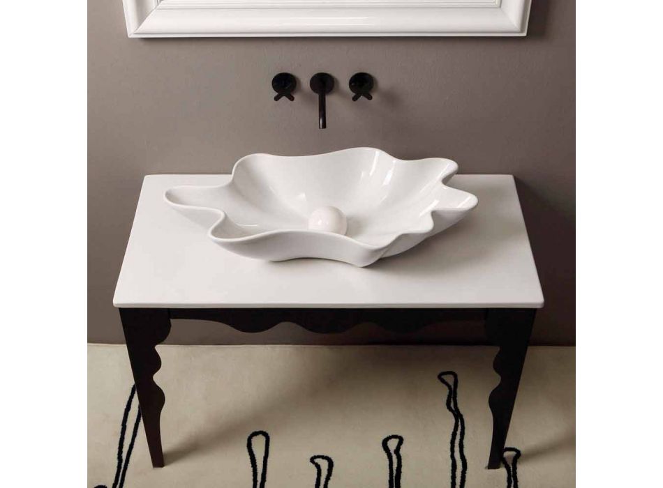 Moderne design keramisk køkkenbordet lavet i Italien Rayan Viadurini