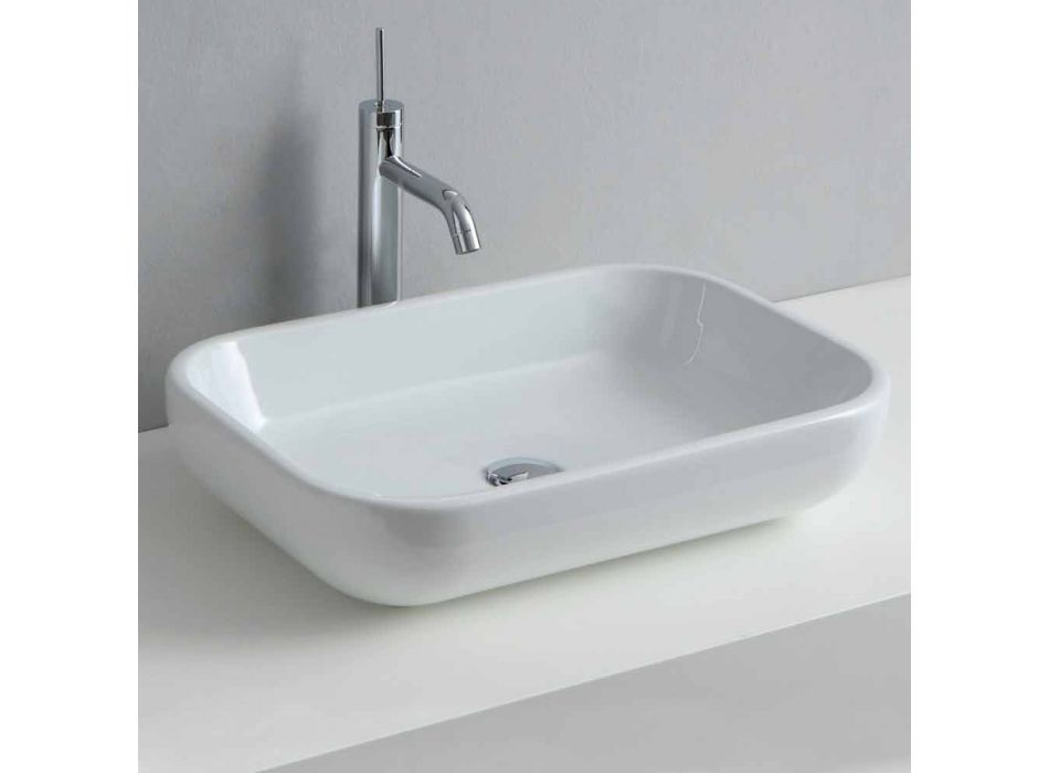 Design håndvask bordplade eller væg i keramisk Riardo Viadurini