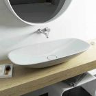 Fritstående håndvask moderne design badeværelse lavet Italien Taormina Maxi Viadurini