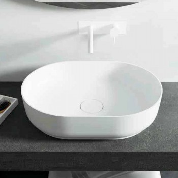 Fritstående design håndvask til badeværelset lavet i Italien Dalmine Medium