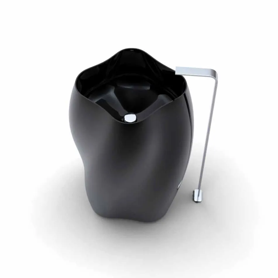 Moderne design fritstående håndvask Blomst lavet i Italien Viadurini