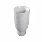 Fritstående håndvask i hvid keramik eller farvet Trabia Viadurini