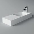 Moderne design lavet i Italien Hvid eller farvet keramisk håndvask - Act